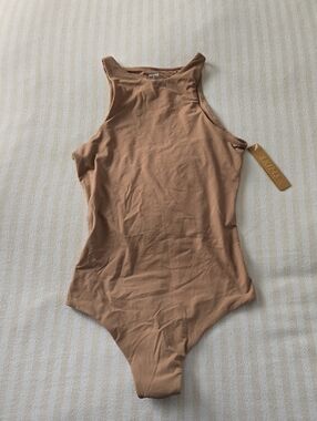 Skims Fits Everbody High Neck Bodysuit Size:XXS Sienna